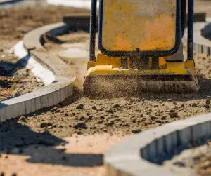 how to level ground for pavers