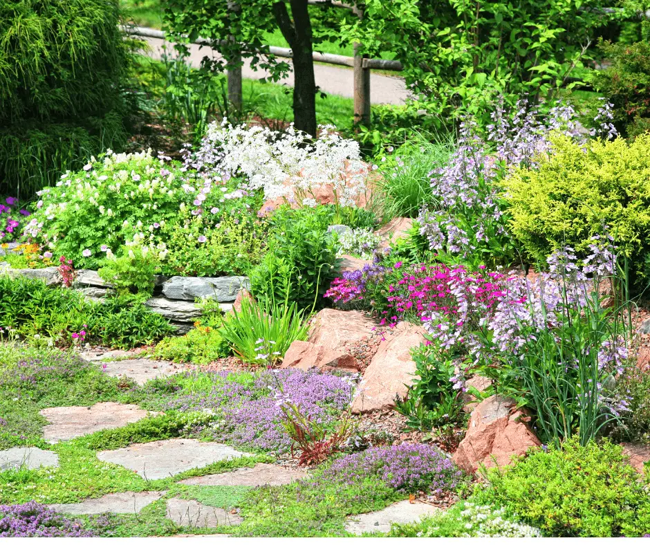 how to make a rock garden without weeds