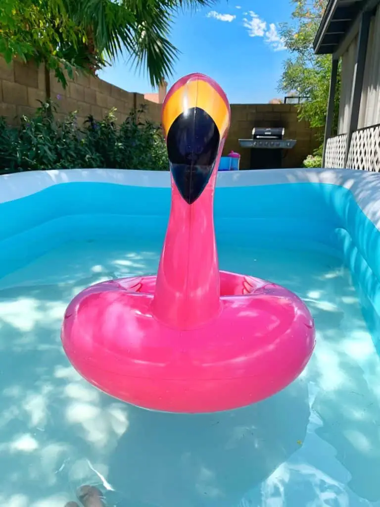 how to blow up an inflatable pool