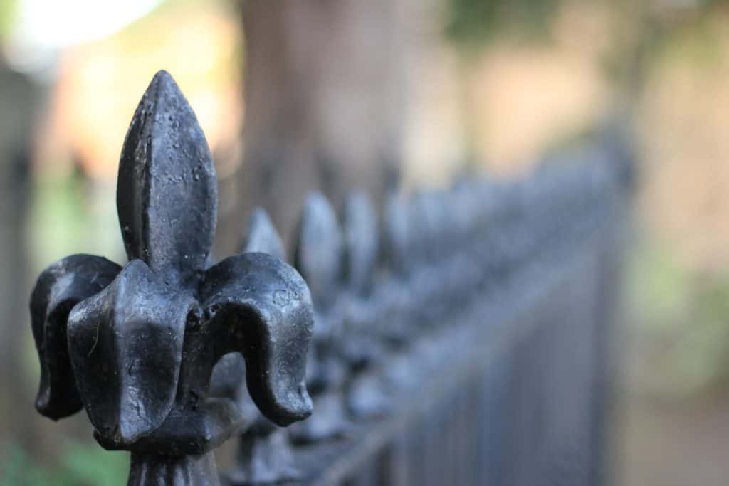 Black Metal Fence