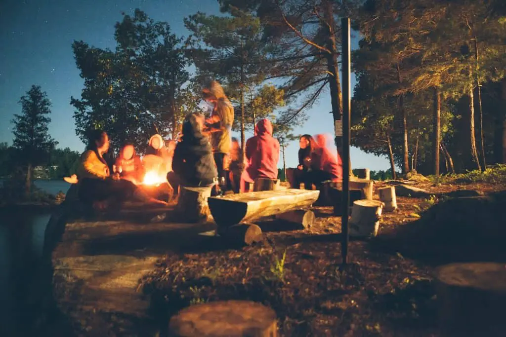 backyard campfire cooking
